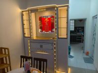 Custom Modern Chinese Altar Cabinet Malaysia  Feng Shui Wooden Ancestor Prayer Altar with LED Display  Buddhist Worship Table ��̨ ������̨  Penang, Tanjung Tokong, Andaman Island , Straits Quay, Johor Bahru, KL, Puchong, Bukit Bintang