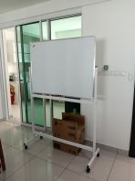 Mobile Whiteboard Stand Malaysia | Double Sided Magnetic White Board with Wheels | Papan Putih Bergerak Dengan Roda | Whiteboard Mudah Alih Untuk Pejabat & Sekolah | Deliver Penang, Perai, Batu Kawan, Bertam, Georgetown, Bayan Lepas, Bayan Baru