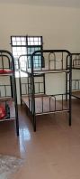 Heavy Duty Metal Double Decker Bed & Steel Locker Malaysia | Hostel Furniture Supplier | Katil Double Decker Besi Asrama & Almari Besi Pakaian Penghantaran ke Kem Tentera Perlis | Pembekal Katil Tilam Almari Asrama Terbaik Malaysia