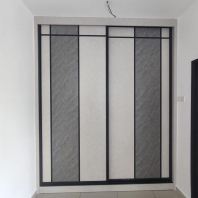 Custom Bedroom Wardrobe Malaysia | Full Height Built In Sliding Door Wardrobe - Custom Size Built In Bedroom Wardrobe with Sliding Door and Ceiling Fit Design For Condominium and New House Residence | Penang, Tanjong Tokong, Andaman Island, Jelutong , Kulim, Bertam, Tasek Gelugor, Lunas