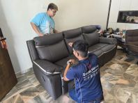 Real Leather Recliner Sofa Malaysia | Full Leather 3 Seater Sofa | Luxury Living Room Sofa | Premium Full Leather Recliner Sofa for Living Room, Condominium, Homestay & Luxury Interior | Deliver Penang, Alma, Tanjong Tokong, Straits Quay, Andaman, KL, Puchong, Kulim, Lunas