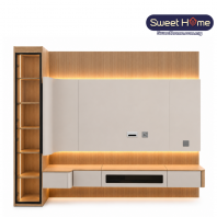 MAISON Premium L Shape Wall TV Cabinet ( MS - 1402 ) - MAISON Signature Series