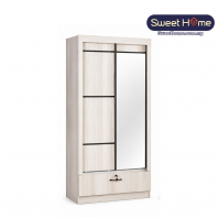 Sliding Door Wardrobe With Mirror ( ID-14W ) | Quality ECO Budget Wardrobe