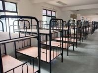 Heavy Duty Splitable Double Decker Metal Bed | Hostel Bunk Bed with Plywood Base | JTK Standard Worker Dormitory Bed Malaysia | Deliver Asrama, Kem Tentera, UPKAT, Penang,Perlis,Kedah, Selangor, Perak