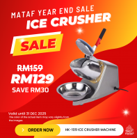PROMO - HK-109 ICE CRUSHER MACHINE