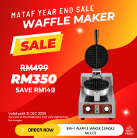 PROMO - BW-1 WAFFLE MAKER (SINGLE MOLD)