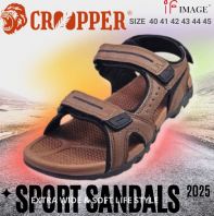 Croopper Men's Casual Comfort Sandals-CM-81-1121-BROWN Colour
