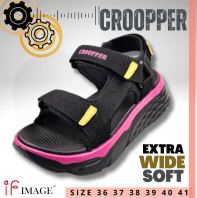 Croopper Ladies Casual Comfort Sandals-CM-51-81077-BLACK Colour