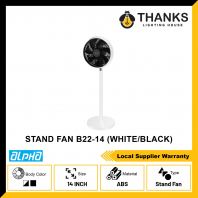 ALPHA MOTTO STAND FAN B22 WHITE/BLACK