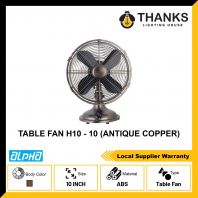 ALPHA MOTTO TABLE FAN H10 ANTIQUE COPPER