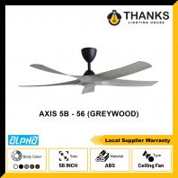 ALPHA AXISB 56 CEILING FAN GREYWOOD
