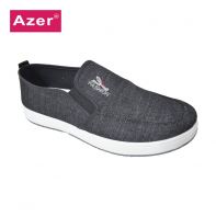 MEN SLIP ON COMFORT CANVAS SHOE (C 7710-BK) (ST.X)
