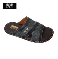 MEN SLIDE IN COMFORT SANDAL (MA 386-BK) (AL.X)