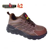 MEN LACE-UP INDUSTRAIL SAFETY SHOE (HK2 15005-DBN)(NR.NM)
