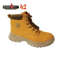 MEN LACE-UP INDUSTRIAL SAFETY SHOE (HK2 15008-TAN)(SXP.NM)