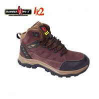 MEN LACE-UP MID CUT INDUSTRIAL SAFETY SHOE (HK2 15011-DBN)(SXP.NM)