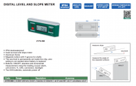 IP54 WATERPROOF DIGITAL LEVEL AND SCOPE METER