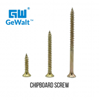 Zinc Yellow Chipboard Screw | Skru Kayu & Kabinet | Yellow Zinc Wood Furniture Fastener (12 - 100mm)