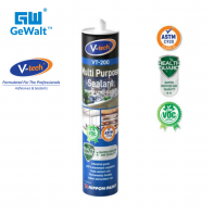 ��GW GeWalt��V-tech VT-200 Multi Purpose Sealant | 100% Acetic Silicone | Food Contact Safe | Aquarium