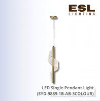 LED Single Pendant Light 13W - SYD-5303-1H-AB-3000K LED Single Pendant Light 13W - SYD-5303-1H-AB-3000K