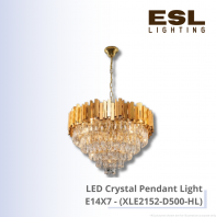 LED Crystal Pendant Light E14X7 - XLE2152-D500-HL
