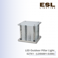 HA Outdoor Wall Light E27 Aluminium + Glass Black Grey IP65 HA Outdoor Wall Light E27 Aluminium + Glass Black Grey IP65