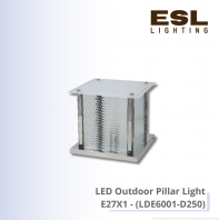 HA Outdoor Wall Light E27 Aluminium + Glass Black Grey IP65 HA Outdoor Wall Light E27 Aluminium + Glass Black Grey IP65