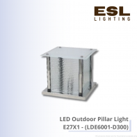 HA Outdoor Wall Light E27 Aluminium + Glass Black Grey IP65 HA Outdoor Wall Light E27 Aluminium + Glass Black Grey IP65