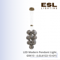 LED Modern Pendant Light E27X8 (Not Included Bulb) - LDE-P112-8L-BR LED Modern Pendant Light E27X8 (Not Included Bulb) - LDE-P112-8L-BR