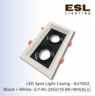 LED Spot Light Casing MR16*2 (Holder Included) White - SHY-S2-SF-WH-AL LED Spot Light Casing MR16*2 (Holder Included) White - SHY-S2-SF-WH-AL