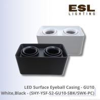 LED Surface Eyeball Casing GU10 White,Black - SHY-YSF-S1-GU10-SBK/SWK-PC LED Surface Eyeball Casing GU10 White,Black - SHY-YSF-S1-GU10-SBK/SWK-PC
