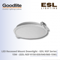 GOODLITE LED Recessed Mount Downlight (GDL NSF Series) - GDL-NSF-R100-830/840/860-8W SIRIM GOODLITE LED Recessed Mount Downlight (GDL NSF Series) - GDL-NSF-R100-830/840/860-8W SIRIM