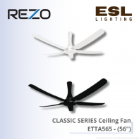 REZO CLASSIC SERIES Ceiling Fan ETTA565 - 56" REZO CLASSIC SERIES Ceiling Fan ETTA565 - 56"