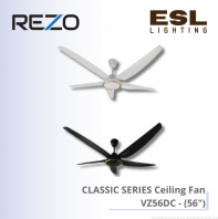 REZO CLASSIC SERIES Ceiling Fan AX56DC - 56" REZO CLASSIC SERIES Ceiling Fan AX56DC - 56"