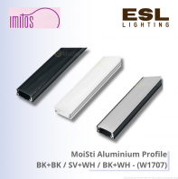 IMITOS MoiSti Aluminium Profile BK+WH / BK+BK / SV+WH - W1707-A
