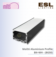 IMITOS MoiSti Aluminium Profile BK+WH - BG50 IMITOS MoiSti Aluminium Profile BK+WH - BG50