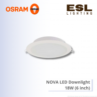 OSRAM NOVA LED Downlight Round 12W - 5 inch 4099854633546 4099854633584 4099854634017