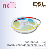 IMITOS COB LED Strip Light 12W/M - COB-576P 24V 3C 5M (8MM)