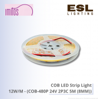 IMITOS COB LED Strip Light 14W/M - COB-384P 24V 3K 5M (3MM)