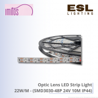 IMITOS SMD LED Strip Light 18W/M - SMD 2835-48P 24V 3000K 10M (10MM) IP65