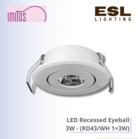 IMITOS 5W LED EYEBALL ADJUSTABLE IMITOS 5W LED EYEBALL ADJUSTABLE