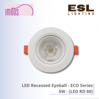 IMITOS LED Recessed Eyeball (ECO Series) 5W - LED SQ 60