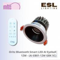 IMITOS Oritz Bluetooth Smart LED AI Eyeball 12W - AI-EB01-12W BK 5C