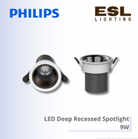 PHILIPS LED Deep Recessed Spotlight - 9W