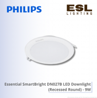 PHILIPS Essential SmartBright DN027B LED Downlight (Recessed Round) - 9W PHILIPS Essential SmartBright DN027B LED Downlight (Recessed Round) - 9W