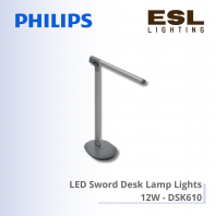 Philips LED Sword Desk Lamp Lights (Study Series) 12W - DSK610 Philips LED Sword Desk Lamp Lights (Study Series) 12W - DSK610