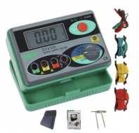 DUOYI DY4100 Building grounding systems Ground Resistance Tester 0-2000 Ohm Megger Meter Resistance Tester lightning protection systems