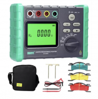 DUOYI DY4100A 4-Wire Digital Earth Tester Ground Resistance Megger Resistance Megohmmeter Soil Resistivity Component Tester 2024New