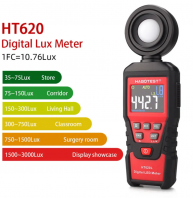 HABOTEST 10000FC Digital Lux Meter , LCD Bargraph Lux Meter Light Meter