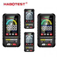HT124 Digital Multimeter 4000 Counts Auto Range Voltage Tester Ohm Hz Capacitance True RMS AC DC DMM Multitester